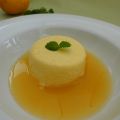 Vanillebavarois met citroensaus