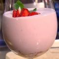 Bavarois van aardbeien