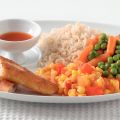 Crispino's met Mexicaanse saus en groenten