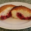 Muffins met citroen en frambozen