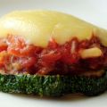 Minipizza van courgette