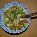 Winter vegetables green Thai curry part 2