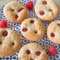 Spelt-cupcakes met havermout en frambozen