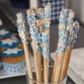 Kraamfeest idee: soepstengels met muisjes