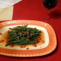 Haricots verts met granaatappel
