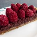 Chocolade frambozen taart - vegan & raw