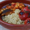 Quinoa met aubergine stoofschotel