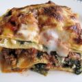 Lasagne met spinazie, gehaktsaus en cottage[...]