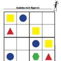 Eenvoudige sudoku met figuren