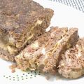 Gehaktbrood met ham en kaas