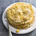 Rijstpannenkoekjes met kokos & mango