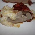 varkenshaas met kaas en bacon