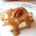 Praline-roomijs topping