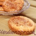 Polentakoekjes met kokos en kaneel