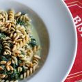 Spirelli met spinazie en feta