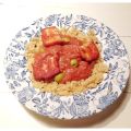 Quinoa bulgur met tomaten aubergine saus &[...]