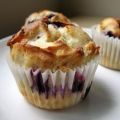 Bosbessenmuffins met room