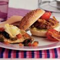 Minihamburgers met guacamole
