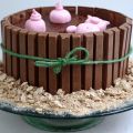 Pigs in the mud cake