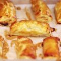 Chocoladebroodjes met Bananencompote