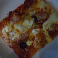 Lekkere fast-food: pizza met chorizo,[...]