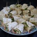 Wrap rolletjes met gegrilde paprika