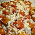 Pompoen met feta en kerstomaten