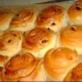 Chelsea broodjes met chocolade vulling