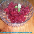 Bosvruchtensorbet