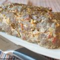 Gehaktbrood met pesto en zongedroogde tomaat