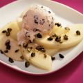 Meloensalade met stracciatella-ijs