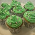 Kerstboom cupcakes