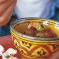Champignons in tomaten-knoflooksaus