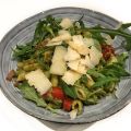 Penne with Rocket Pesto and Cherry Tomatoes