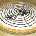 Spinnenweb cheesecake