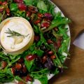Salade met geitenkaas en limoncello-dressing