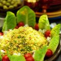 Tabbouleh met tomaatjes en geitenkaas