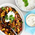 Mexicaanse stoof met zwarte bonen