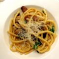 Pasta met Champignons en Pancetta