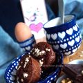 Chocolade-bananen muffins