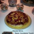 Appel Cranberry Upside Down Taart