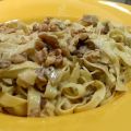 Tagliatelli met romige witlof