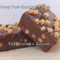 Recept pure chocolade karamel & zeezout fudge