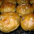 Zachte rozijnenbollen / krentenbollen van spelt