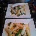 De eerste asperges