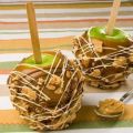 Toffeeappels met krokant karamellaagje