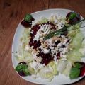 Slaatje met rode biet, feta en pijnboompitten