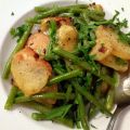 Sperziebonen en Aardappelschijfjes