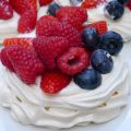 Berry Meringue Pavlovas