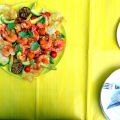 Kleverige gegrilde garnalensalade van Jamie[...]